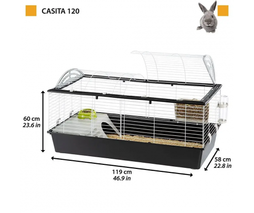 Велика клітина для кроликів і морських свинок Ferplast Casita 120 (Ферпласт Касіта 120) Синій