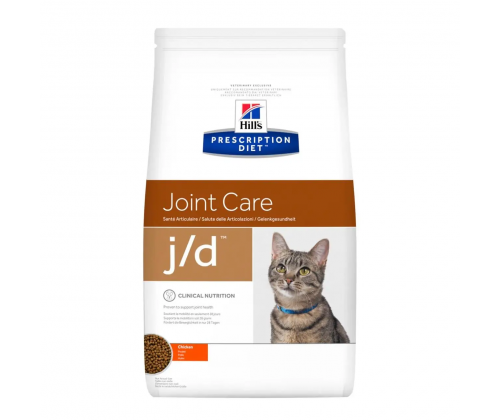 Hills Prescription Diet Feline j/d с курицей (Хиллс ПД джей/д) для котов при болях в суставах и остеоартритах 3 кг.