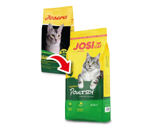 JosiCat Crunchy Chicken (ЙозиКет Кранчи Курица) сухой корм для взрослых кошек с домашней птицей