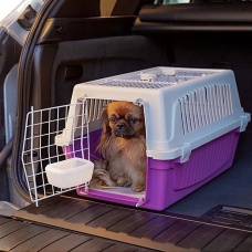 Контейнер перенесення для кроликів і великих гризунів Ferplast Atlas Open (Ферпласт Атлас Оупен) 40 x 60 x h 38 см - ATLAS 30 OPEN, Фіолетовий