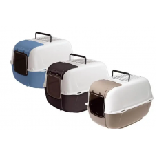 Закритий туалет для котів Ferplast Prima Cabrio (Ферпласт Прима Кабіо) Чорний