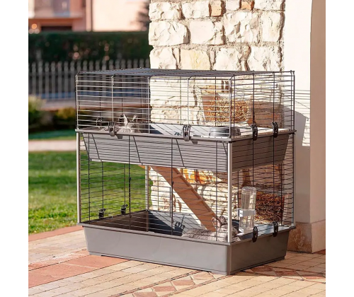 Двоповерхова карта для кроликів і морських свинок Ferplast Rabbit 100 Double (Ферпласт Реббіт 100 Дабл)