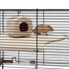 Стеклянная клетка для хомяков, мышей и грызунов Ferplast Karat (Ферпласт Карат) 59,5 x 39 x h 52,5 cm - KARAT 60