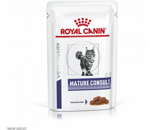 Royal Canin Mature Consult (Роял Канін Матр Консалт) вологий корм для активних кішок від 7 років 85 г х 12 шт.