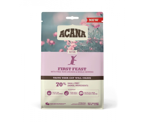 Acana First Feast Kiten (Акана Ферст Фест Кіттен) сухий корм для котять всіх порід 1.8 кілограмів.