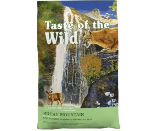 Taste of the Wild Rocky Mountain (Тейст оф зе Вайлд Роки Монтейн Косуля и Лосось) беззерновой корм для котов 6.6 кг.