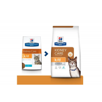 Hills Prescription Diet Feline k/d (Хиллс ПД Филайн к/д Тунец) корм для котов для почек и сердца 1.5 кг