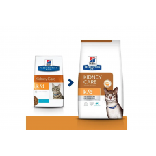 Hills Prescription Diet Feline k/d (Хіллс ПД Філейн к/д Тунець) корм для котів для нирок і серця 1.5 кг