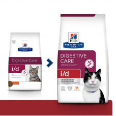 Hills Prescription Diet Feline i/d Chicken (Хіллс ПД Філайн ай/д Курица) для котів для ЖКТ, при панкреатитах 8 кг.