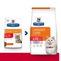 Hills PD Feline c/d Urinary Stress Chicken (Хіллс ПД Філайн ц/д Урін Стрендс) для котів при циститі (ІЦК) 8 кг.