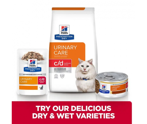 Hills PD Feline c/d Multicare Chicken (Хіллс ПД Філайн ц/д Мультікеа) для котів для сечівних шляхів 8 кг.