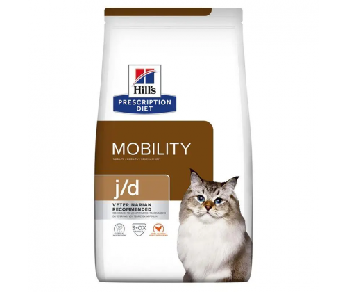 Hills Prescription Diet Feline j/d с курицей (Хиллс ПД джей/д) для котов при болях в суставах и остеоартритах 3 кг.