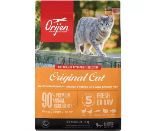 Orijen Original Cat (Оріджен Оригінал Кет) сухий корм для котят і котів усіх порід 1.8 кг.