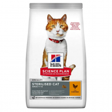 Hills Science Plan Feline Adult Sterilised (Хиллс Стерилизед Курица) корм для котов стерилизованных 1-6 лет