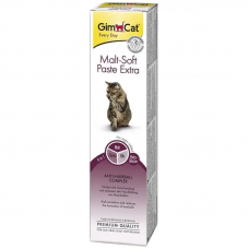 GimCat Malt-Soft Paste Extra (ДжимКет Мальт Софт) Паста для виведення шерсті та моторики шлунка для котів 100 г.