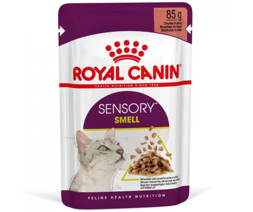 Royal Canin Sensory Smell Gravy (Роял Канін Сенсорі шматочки) вологий корм для перебираних кішок 85 г х 12 шт.