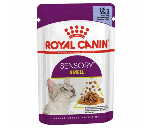 Royal Canin Sensory Smell Jelly (Роял Канин Сенсори в желе) влажный корм для требовательных кошек 85 г х 12 шт