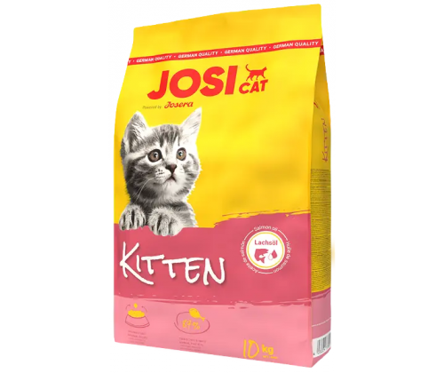 JosiCat Kitten (ЙозиКет Киттен) сухой корм для котят и беременных кошек с лососевым маслом 10 кг