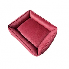 Лежак для собак и котов Happy Peppy (Хэппи Пеппи) MUR MUR GlaMURR 45х60 см, Красный