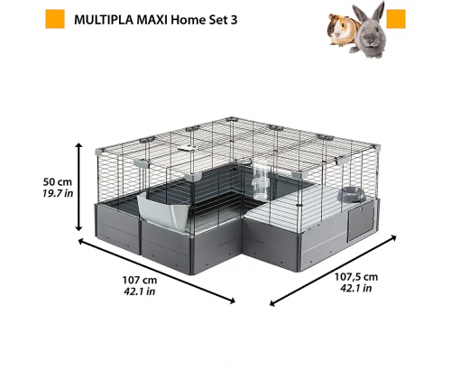 Модульная клетка для кроликов с аксессуарами Ferplast Multipla Maxi (Ферпласт Мультипла Макси)