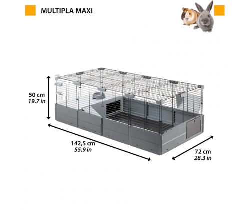 Модульная клетка для кроликов с аксессуарами Ferplast Multipla Maxi (Ферпласт Мультипла Макси)