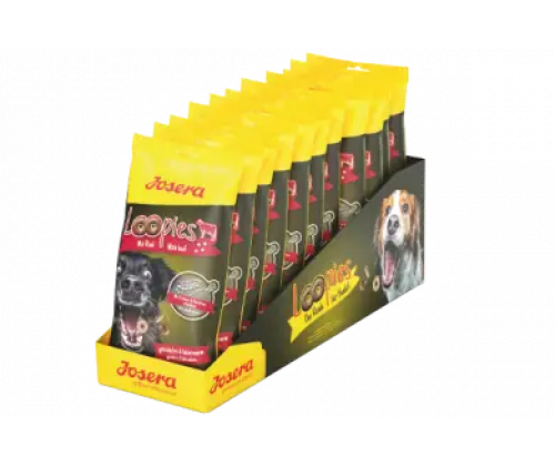 Josera Loopies Rind (Йозера Лупис Ринд) лакомство перекус для собак всех пород с говядиной без зерновых 150 г