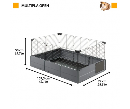 Модульная клетка для кроликов и морских свинок Ferplast Multipla Open (Ферпласт Мультипла Опен)