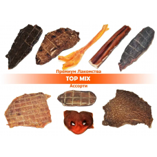 Ласощі для собак Топ Мікс (Асорті м'ясних сушень 9 видів) Animal Home TopMix (Енімал Хом)