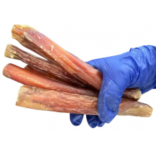 Натуральное лакомство для собак бычий корень (пенис) сушеный 