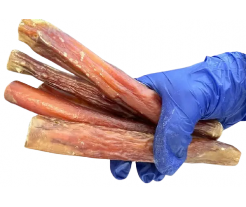 Натуральное лакомство для собак бычий корень (пенис) сушеный 