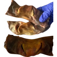 Натуральное лакомство для собак нос морда молодого теленка сушеный 