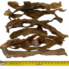 Натуральное лакомство для собак сушеная кожа говяжья полосками 