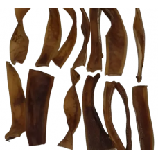 Натуральное лакомство для собак сушеная кожа говяжья полосками 