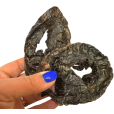 Натуральное лакомство для собак сердце ягненка сушеное кольцами 