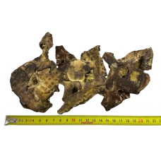 Натуральное лакомство для собак сушеный хвост говяжий медальонами 