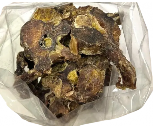 Натуральное лакомство для собак сушеный хвост говяжий медальонами 