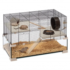 Стеклянная клетка для хомяков, мышей и грызунов Ferplast Karat (Ферпласт Карат)