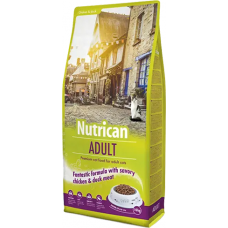 Nutrican Adult Cat (Нутрікан Едалт Кет) сухий корм для дорослих котів 10 кілограмів.