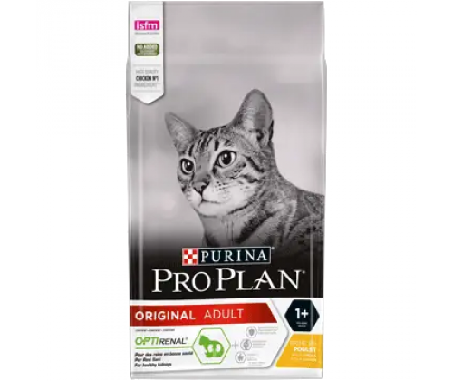 Purina Pro Plan Original Adult Chicken (Пурина Про План Ориджинал Эдалт Чикен) сухой корм для кошек с курицей