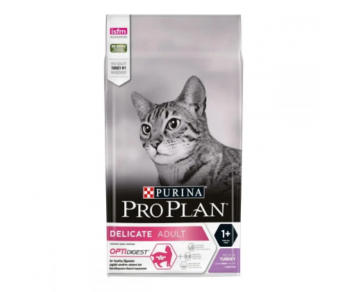 Purina Pro Plan Adult Delicate Turkey (Пурина Про План Едалт Делікат) для котів з чутливим травленням 1.5 кг.