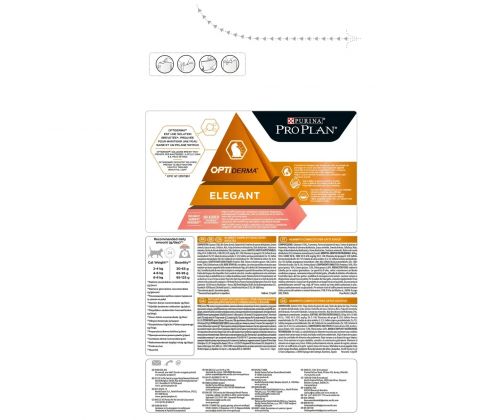 Purina Pro Plan Elegant Adult Salmon (Пурина Про План Елегант Едалт Салмон) для котів з чутливою шкірою 10 кілограмів.
