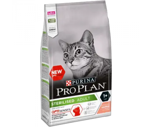 Purina Pro Plan Sterilised Senses Salmon (Пурина Про План Стерайз Сенс Салмон) для кастрованих Коти 3 кг.
