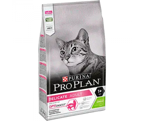 Purina Pro Plan Adult Delicate Lumb (Пурина Про План Едалт Делікат) для котів з чутливим травленням 3 кг.