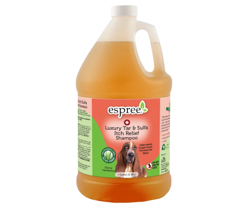 Espree Luxury Tar & Sulfa Itch Relief Shampoo (Еспри Люксорі Тар Сулфа Ітч) шампунь від лупи для собак
