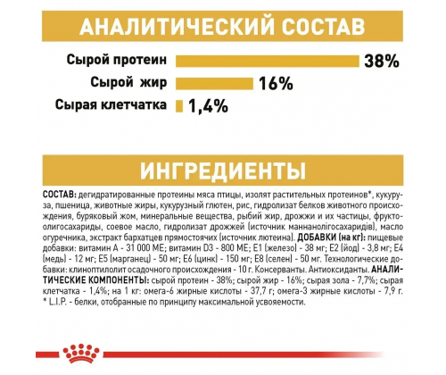Royal Canin Siamese Adult (Рояв Канін Саямейз Едалт) сухий корм для котів сіамська від 12 місяців 10 кг.