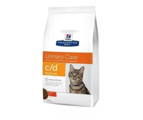 Hills PD Feline c/d Multicare Chicken (Хиллс ПД Филайн ц/д Мультикеа) для котов для мочевыводящих путей 10 кг.