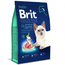 Brit Premium by Nature Cat Sensitive Lamb (Брит Преміум Сенситив) корм для котів із чутливим травленням