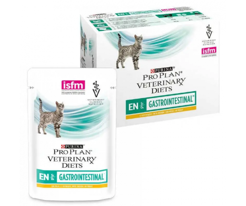 Pro Plan Veterinary Diets EN Gastrointestinal Лосось (Про План Ветеринари) корм для котов для ЖКТ 10шт х 85г 10 шт х 85 г