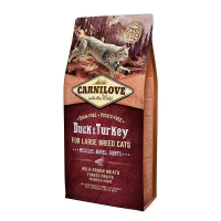 Carnilove Duck Turkey for Large Breed Cats (Карнілав Лардж Брид Утка і Індейка) корм для котів великих порід 6 кг.