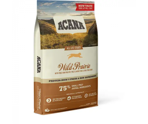 Acana Wild Prairie Cat & Kitten (Акана Вайлд Прерия Кэт энд Киттен) сухой корм для котят и кошек всех пород 0.34 кг.
